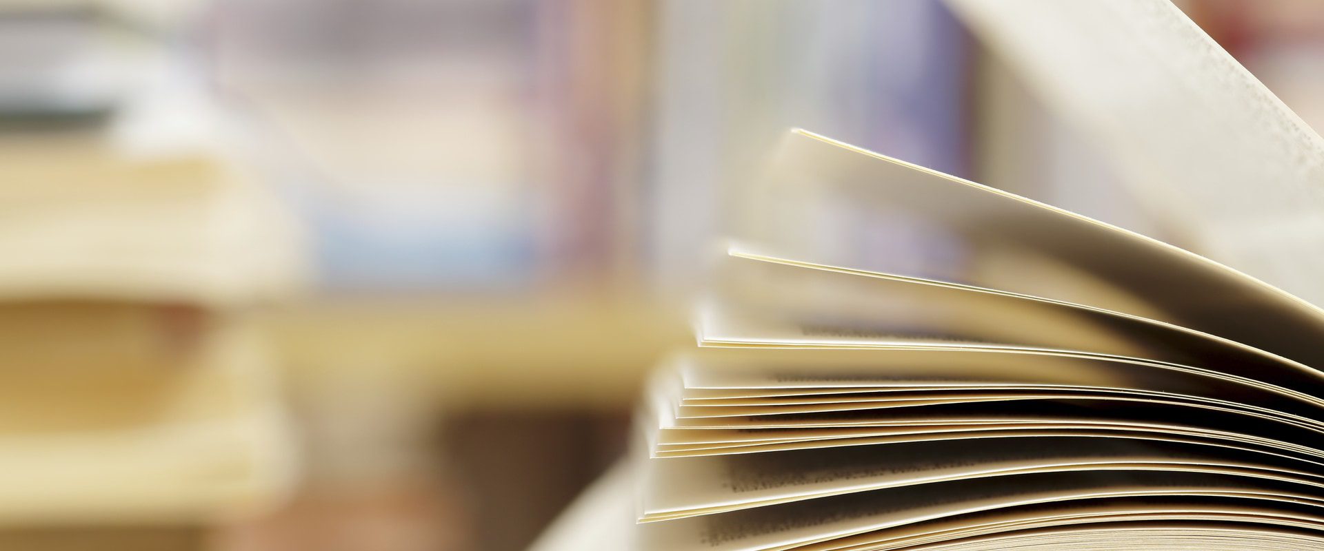 Open pages of a book.